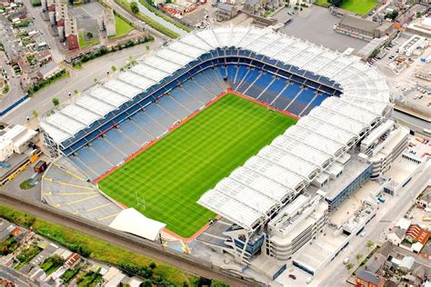 A dublini Croke Park stadion felülnézetből