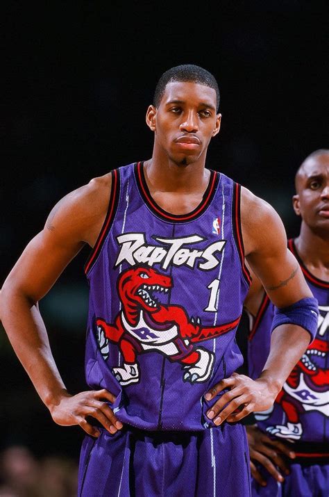 Tracy McGrady fiatalon a Toronto Raptors mezében
