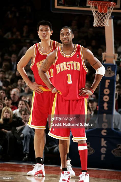 Tracy McGrady és Yao Ming a Houston Rockets mezében