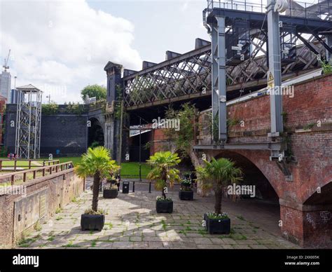 Castlefield-viadukt zöld sétány